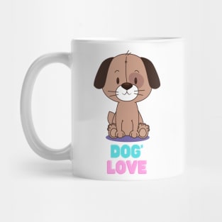 Love dog my family Mug